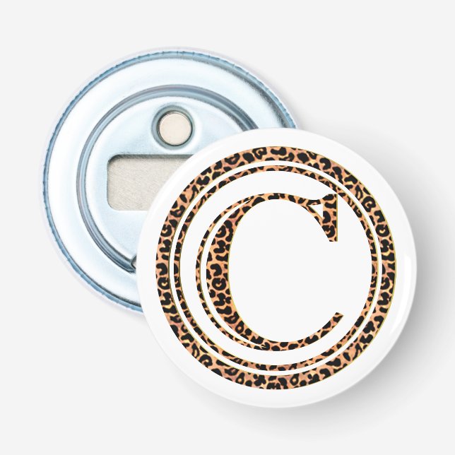 leopard C Bottle Opener (Front)