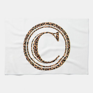leopard C Tea Towel