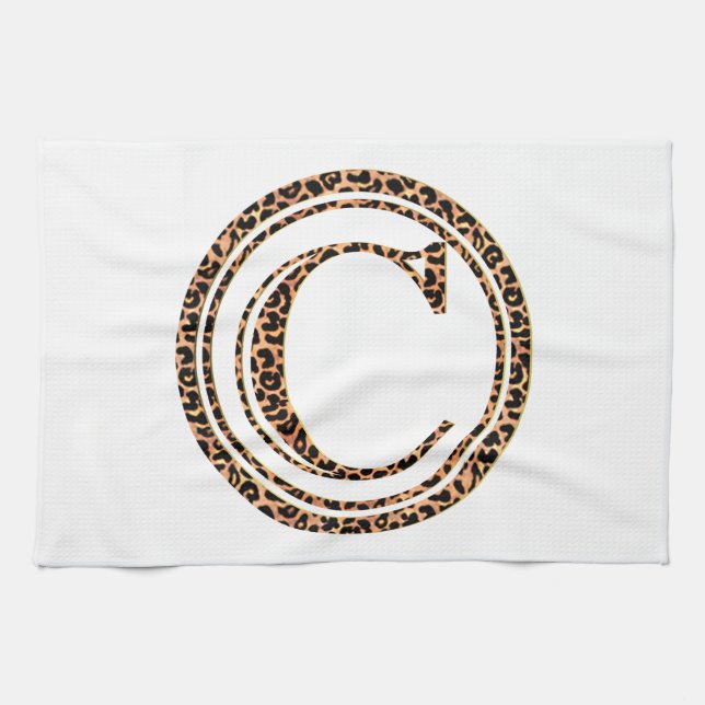 leopard C Tea Towel (Horizontal)