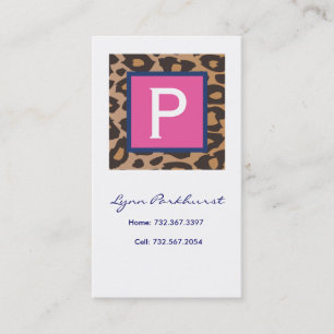 Leopard Calling Card