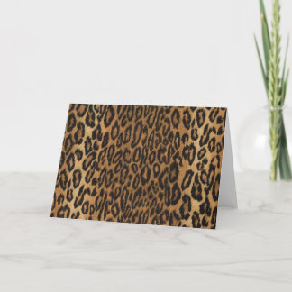 Leopard Card