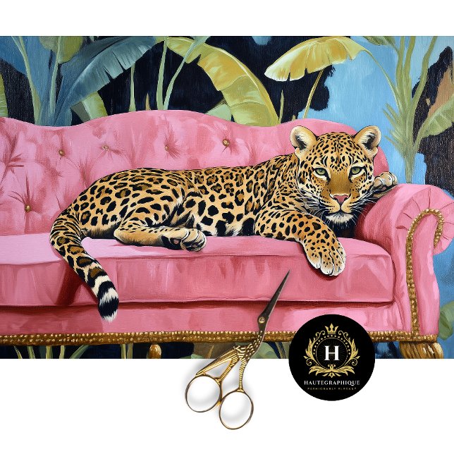 Leopard Cat Decoupage  Tissue Paper (Creator Uploaded)