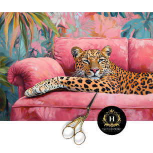 Leopard Cat Decoupage Tissue Paper