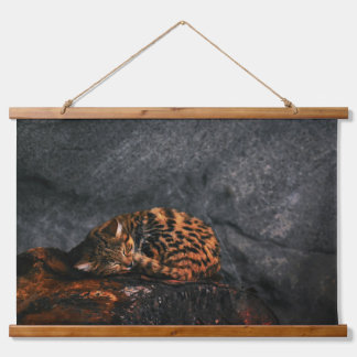 Leopard Cat Hanging Tapestry