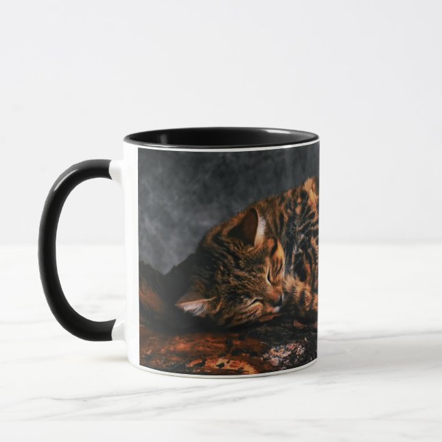 Leopard Cat Mug (Left)