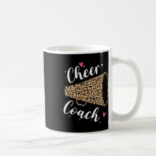 Leopard Cheer Coach Cheerleading Cheerleader Appre Coffee Mug