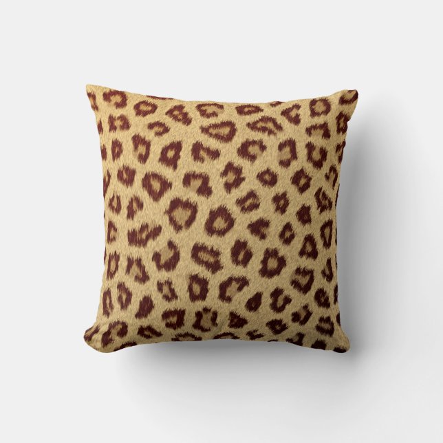 leopard cheetah cushion (Front)