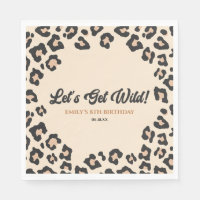 Leopard Cheetah Let's Get Wild! Birthday Party