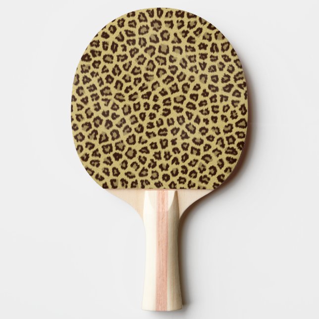 Leopard / Cheetah Print Ping Pong Paddle (Back)