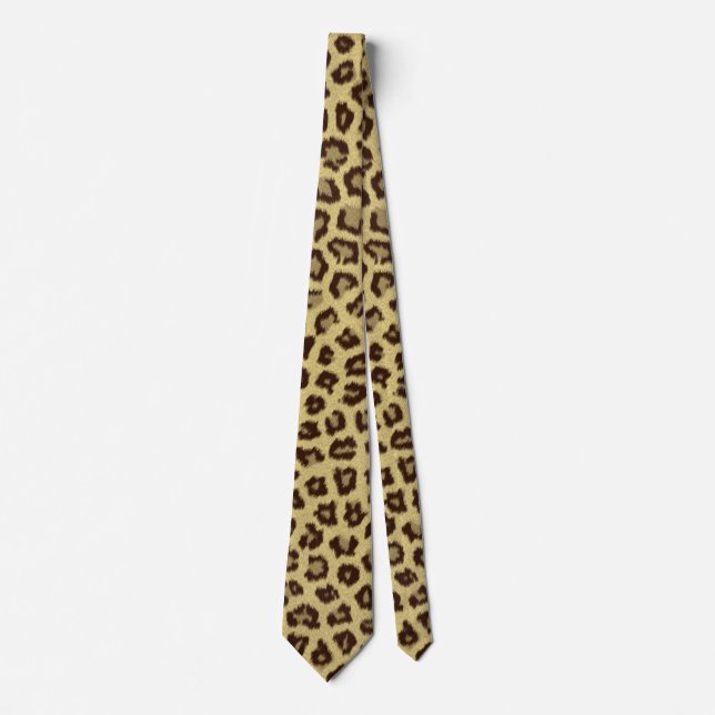 Leopard / Cheetah Print Tie (Front)