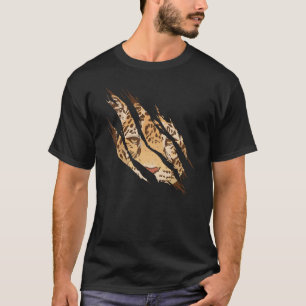 Leopard Cheetah Tiger Face Lion Big Cat T-Shirt