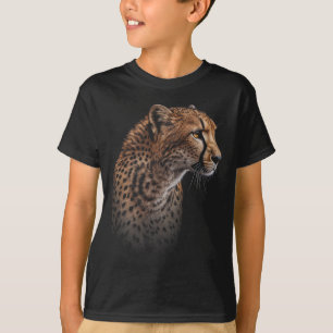 Leopard Cheetah Tiger Leopard Face Lion Cat  T-Shirt