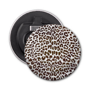 Leopard Chocolate Print Bottle Opener