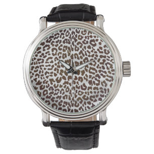 Leopard Chocolate Print Watch