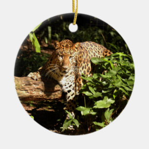 Leopard Christmas Ornament