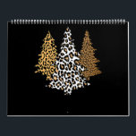 leopard christmas trees cheetah animal print gift calendar<br><div class="desc">Funny boys, girls, kids and toddlers who love cheetahs, leopard, tiger can have this at home or in school. Zookeeper, zoologist, park ranger and animal rescuer and animal welfare staff friends who love to travel can have this as presents from family.These Products Are An Awesome Gift Idea For Men, Women,...</div>
