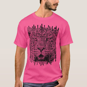 Leopard Close-Up Anamorphic Illusion Pop Art T-Shirt