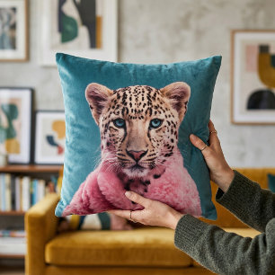 Leopard cushion jungle cat Jaguar