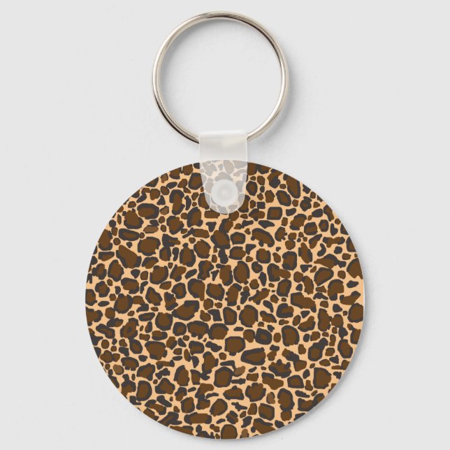 leopard design key ring (Front)