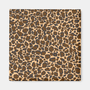 leopard design magnet