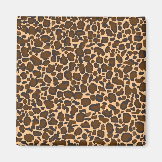 leopard design magnet (Front)