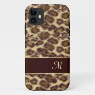 Leopard Design with Your Initial Case-Mate iPhone Case