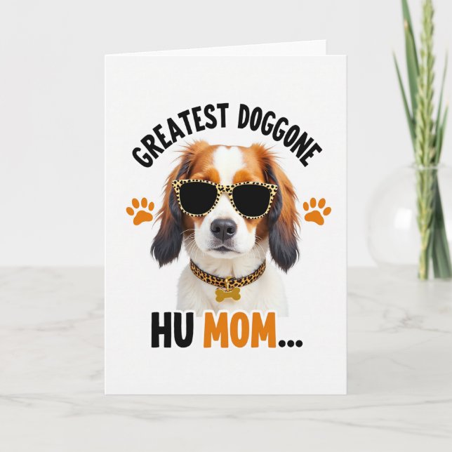 Leopard Dog Pattern Card (Front)