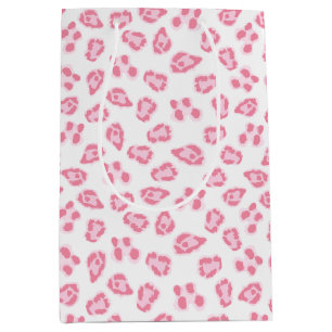 Leopard Dot in Pink Medium Gift Bag