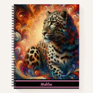 Leopard Dream: Artful Jungle Escape Notebook