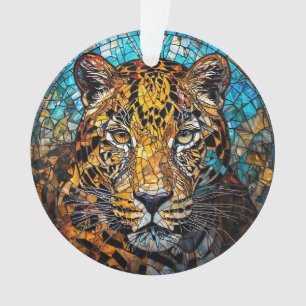 🐆 Leopard Dual Tone Glow ❄️ Warm & Cool Artistic Ornament