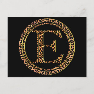 leopard E Postcard