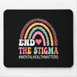 Leopard End The Stigma Mental Health Problems Supp Mouse Pad