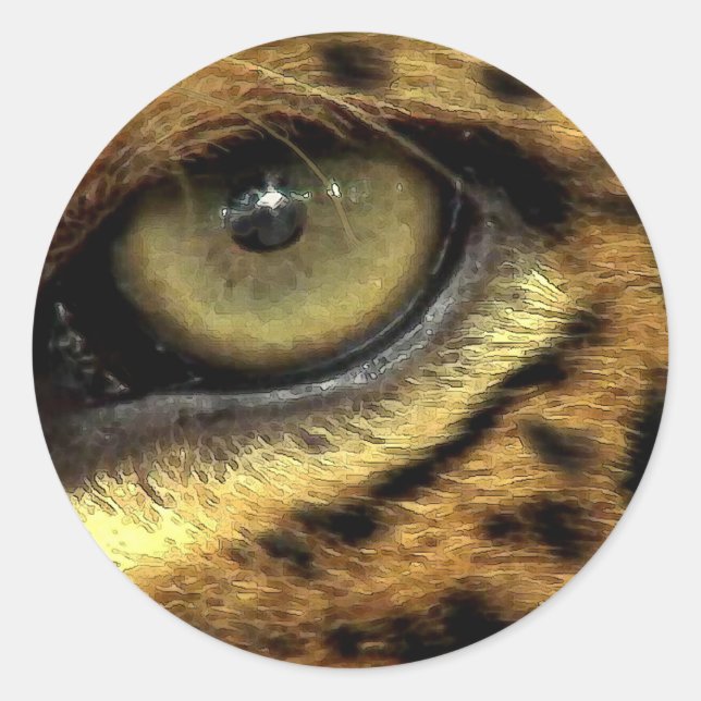 Leopard Endangered Species Stickers (Front)