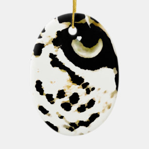 Leopard Eye Ceramic Tree Decoration