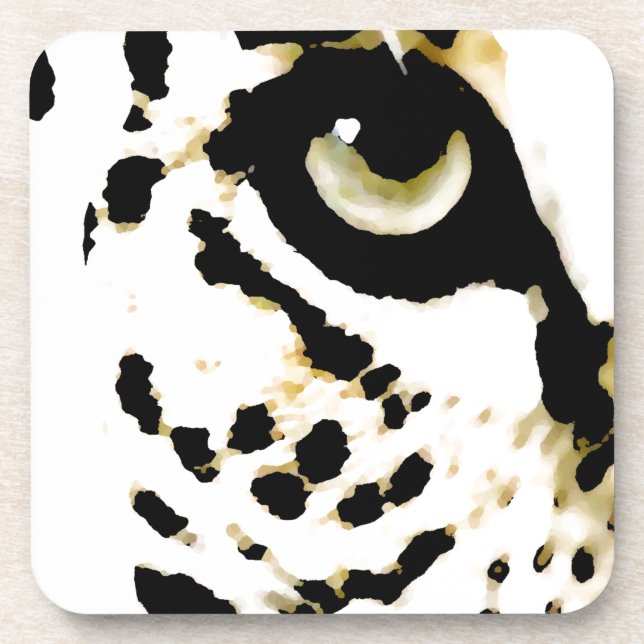 Leopard Eye Coaster (Front)