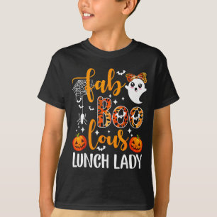 Leopard Fab Boo Lous Lunch Lady Matching Group Tee