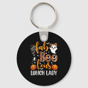 Leopard Fab Boo Lous Lunch Lady Matching Group Tee Key Ring