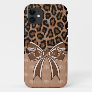 Léopard Fashion Nœud Case-Mate iPhone Case