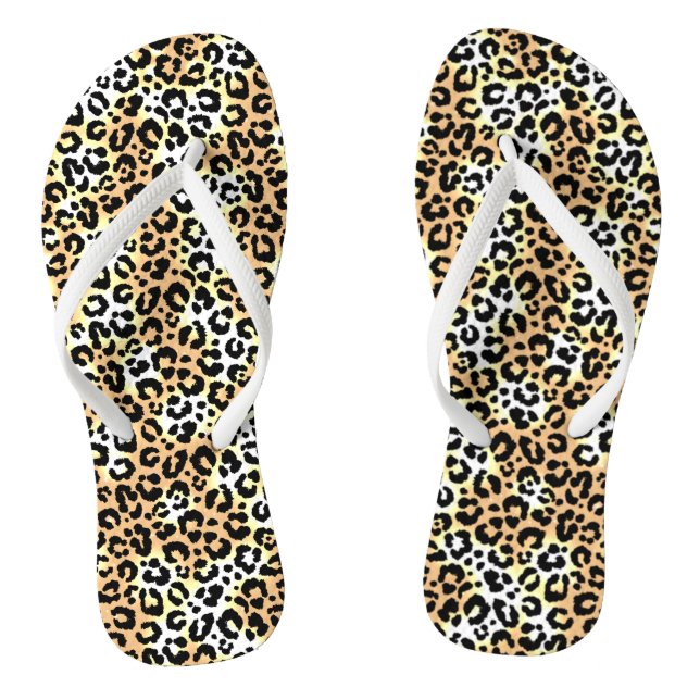 Leopard Flip Flops (Footbed)
