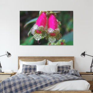 Leopard Flower Design Canvas Print