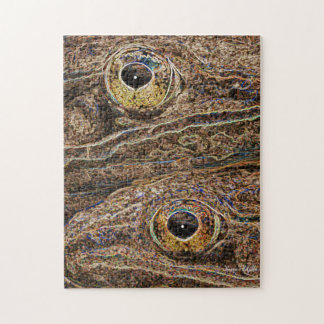 Leopard Frogs Pop Art Jigsaw Puzzle