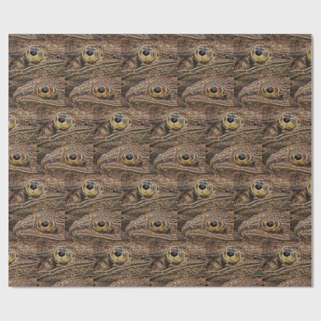 Leopard Frogs Wild Art Wrapping Paper (Flat)