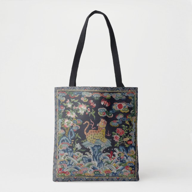 Leopard from Qing Dynasty Tote Bag (Front)