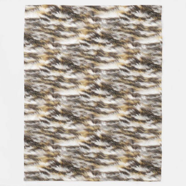 leopard fur blanket (Front)