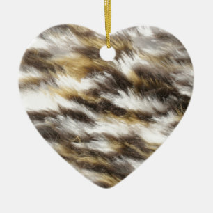 leopard fur ceramic tree decoration