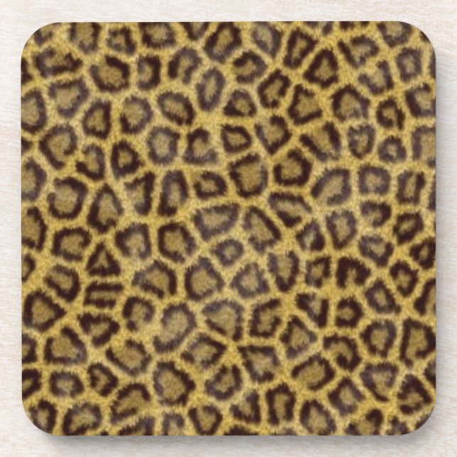 Leopard Fur Coaster (Front)