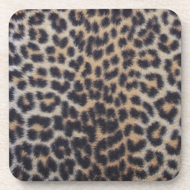 Leopard Fur Coaster (Front)
