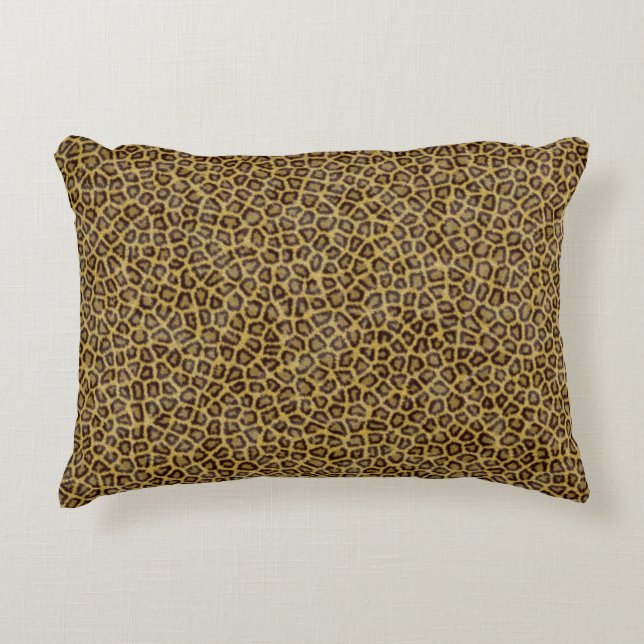 Leopard Fur Decorative Cushion (Front)