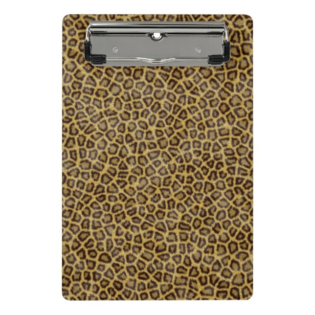 Leopard Fur Mini Clipboard (Front)