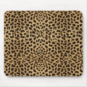 Leopard fur pattern mouse pad